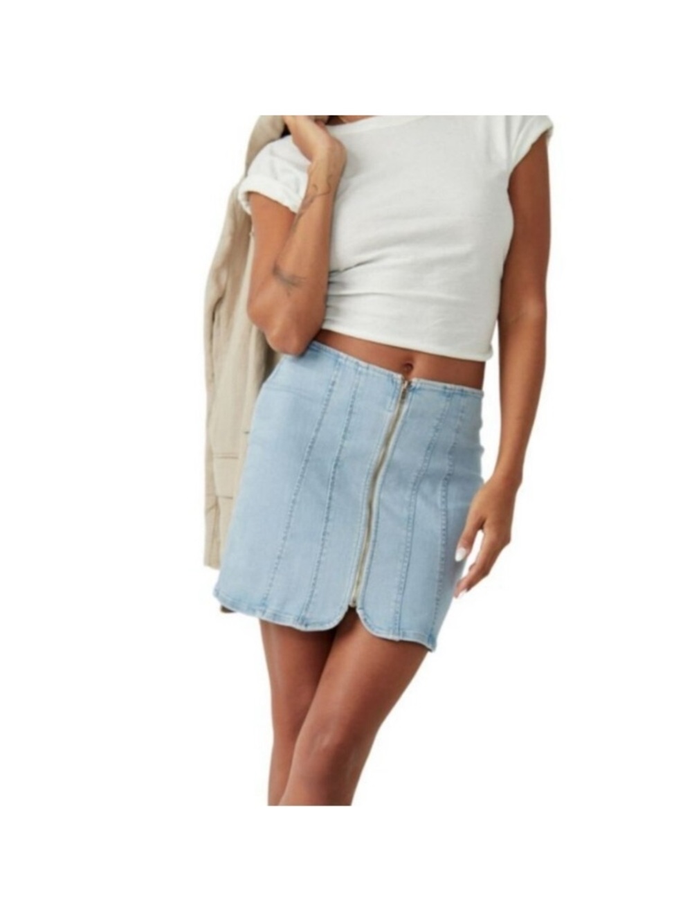 Free People Layla mini skirt
